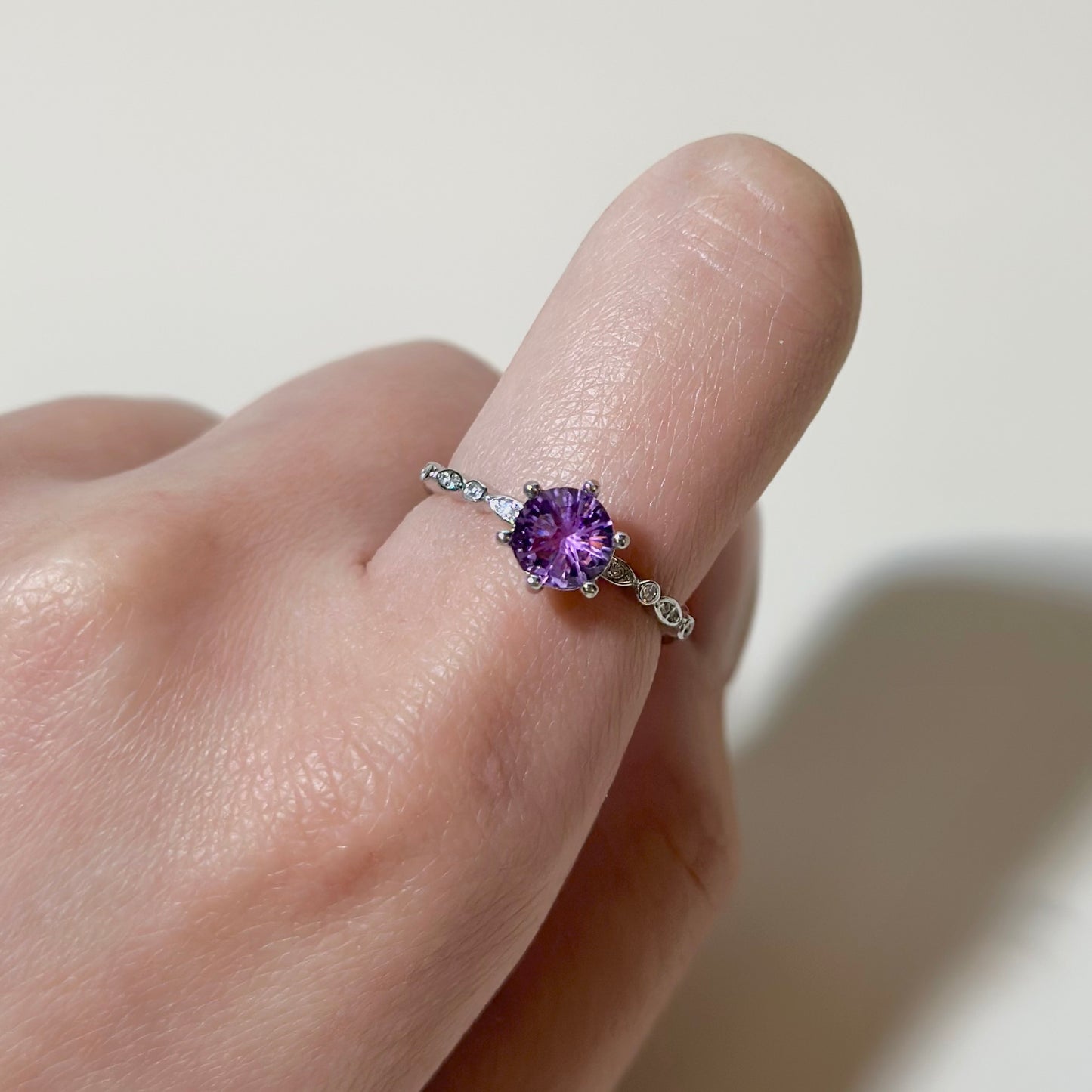 Amethyst 925Sliver Ring