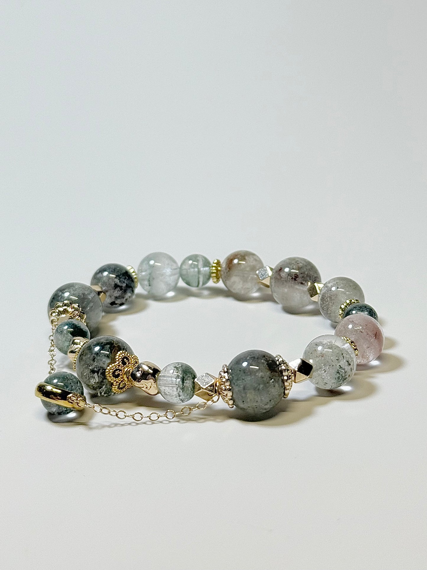 Green Phantom Quartz - (8/10/12mm)