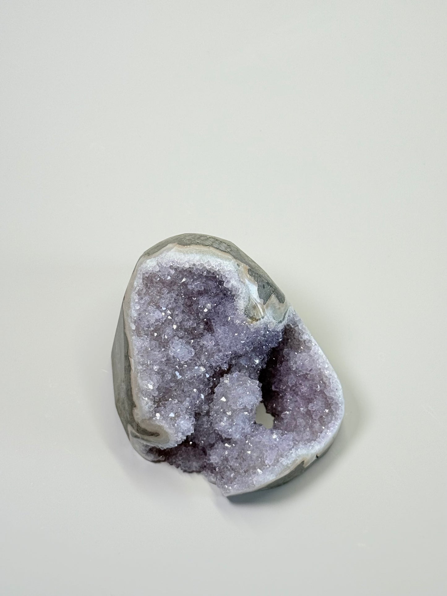 Amethyst Lotus Pink Geode