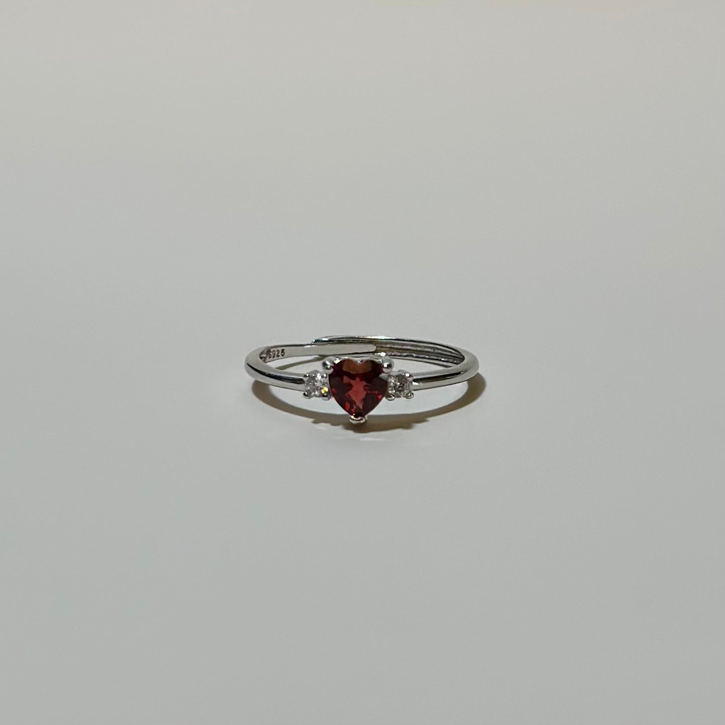 Red Garnet 925Sliver Ring