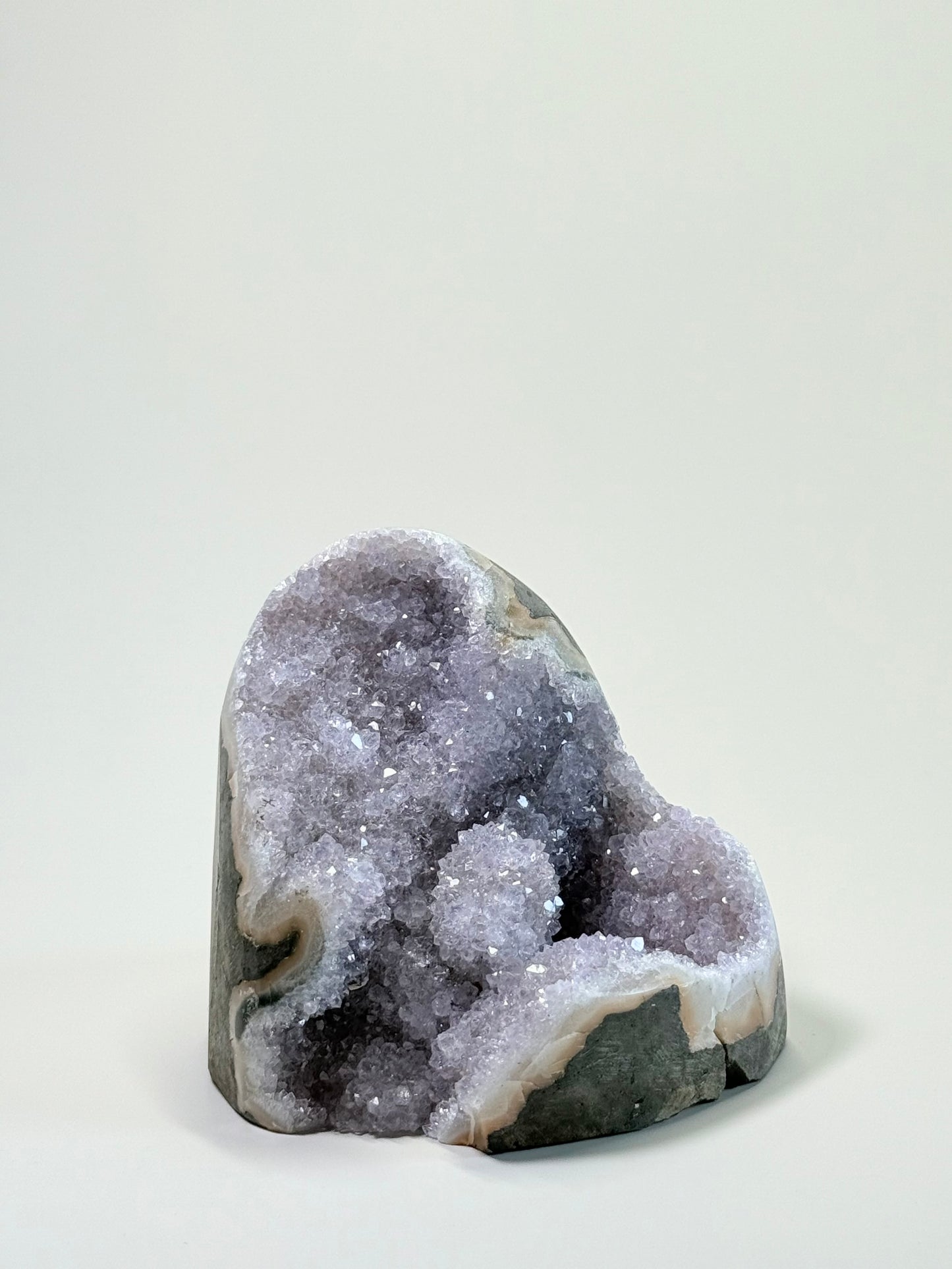 Amethyst Lotus Pink Geode