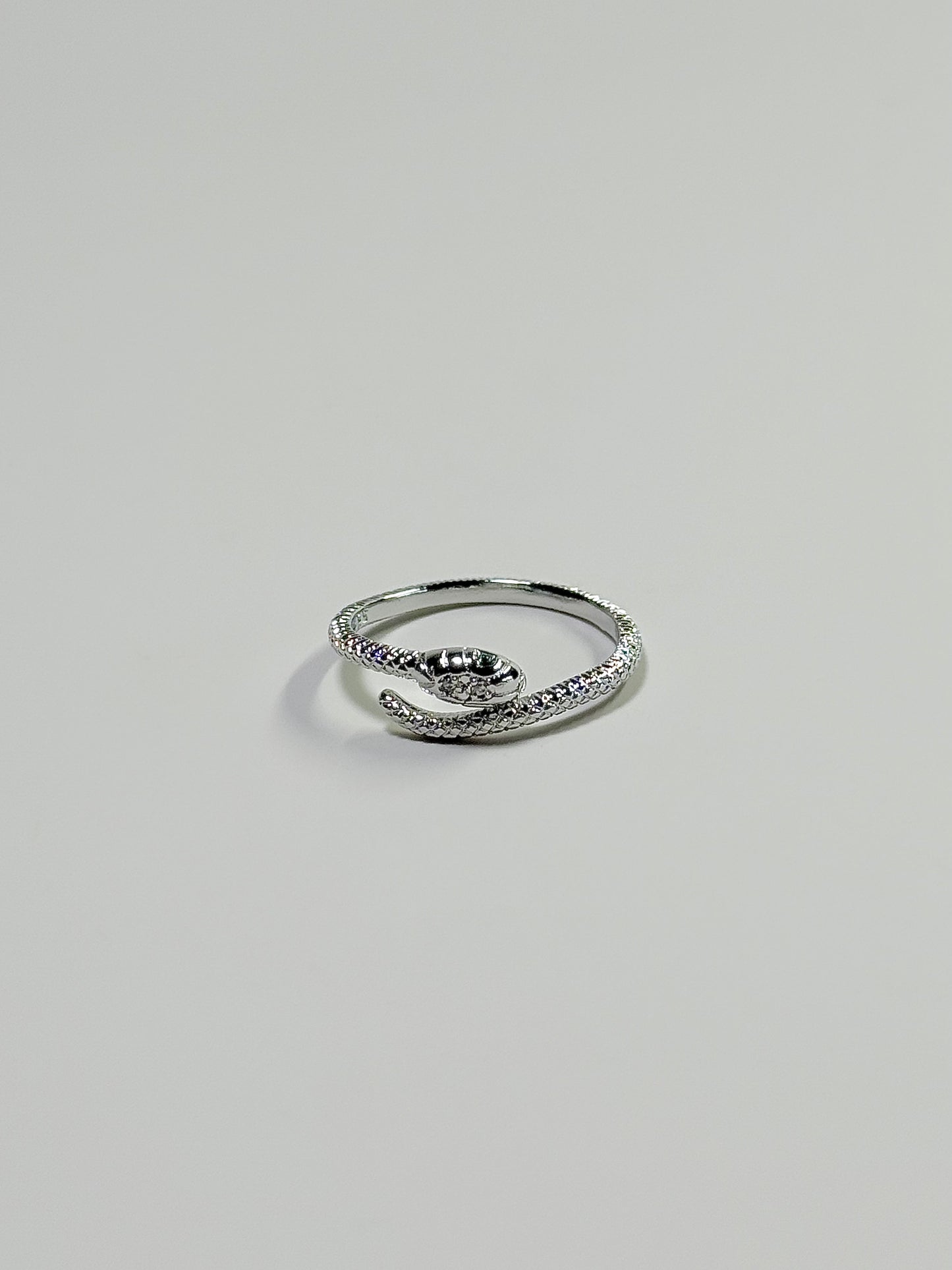 Snake 925Sliver Adjustable Size Ring