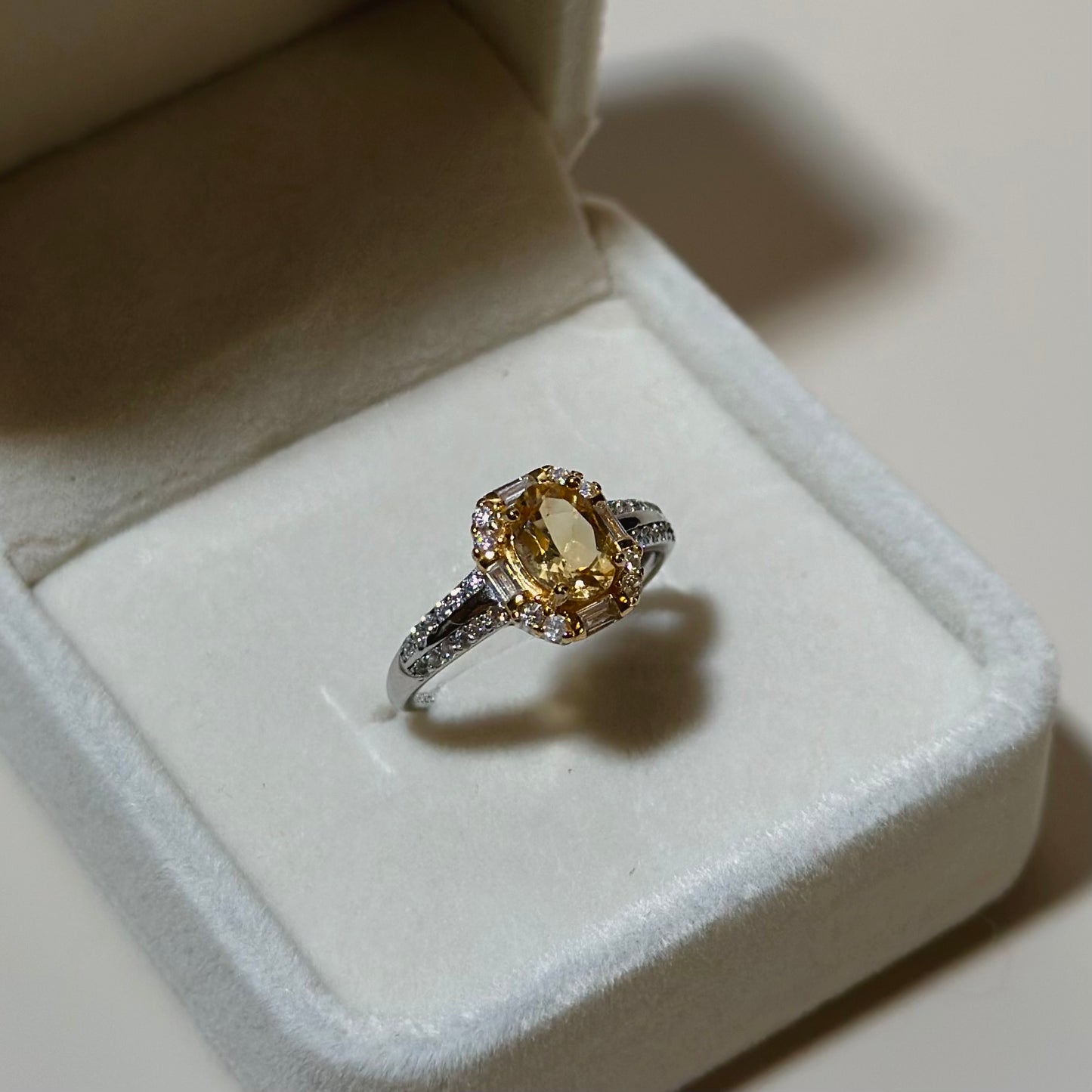 Citrine 925Sliver Ring