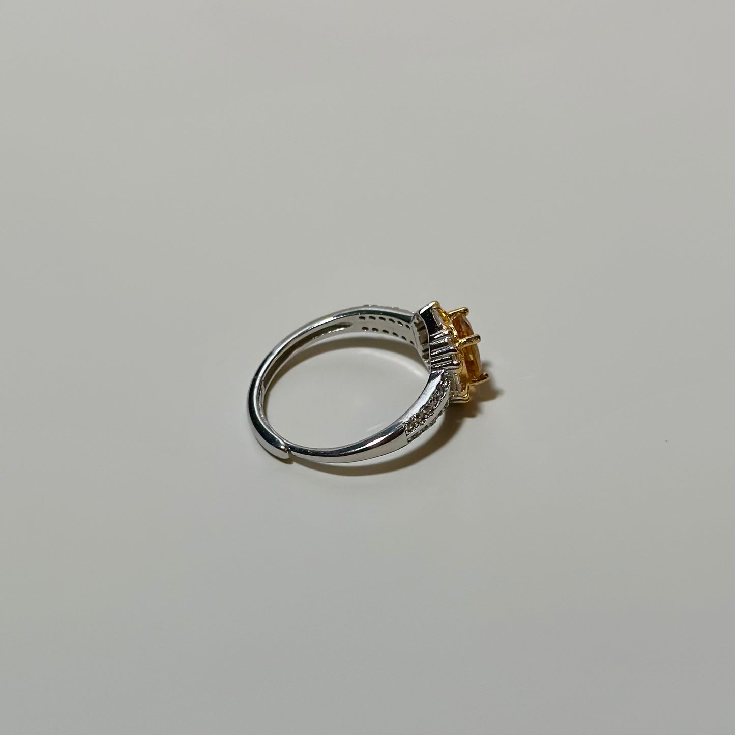 Citrine 925Sliver Ring