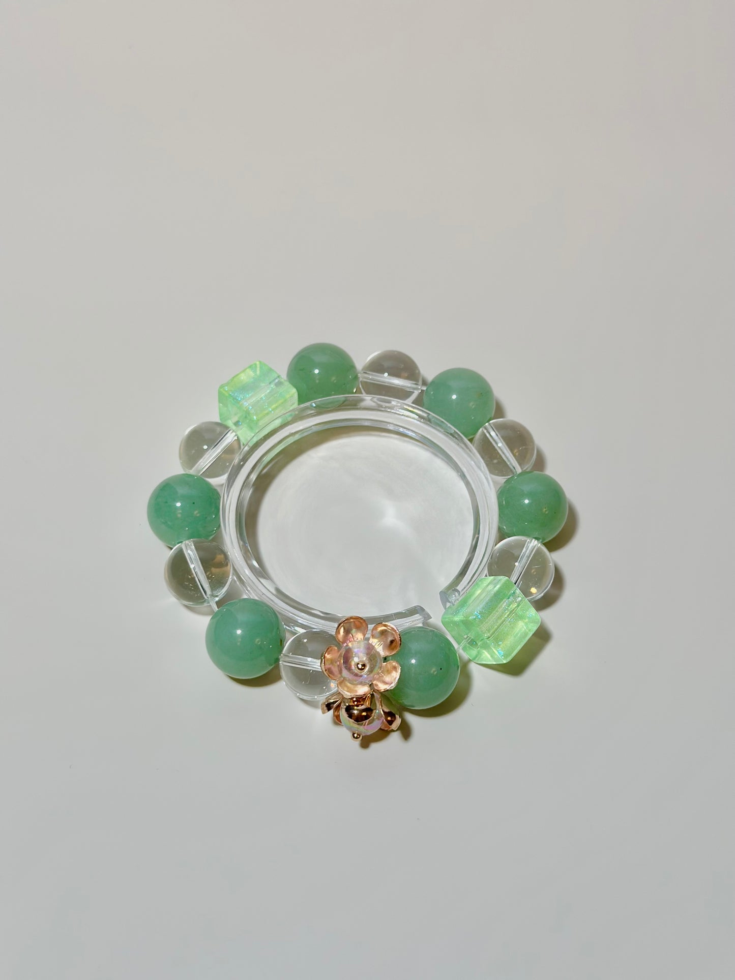 Aventurine & Clear Quartz - 14mm