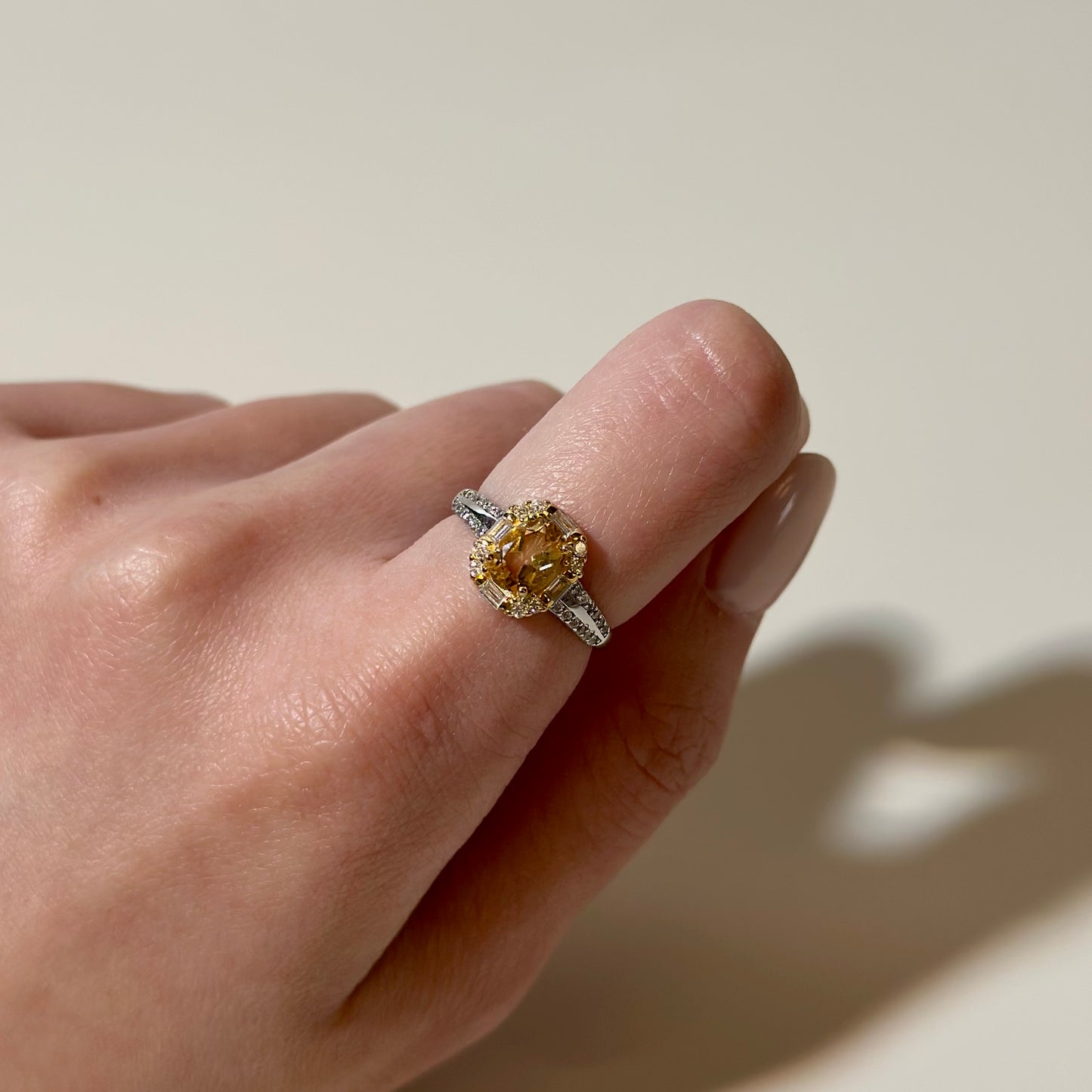 Citrine 925Sliver Ring