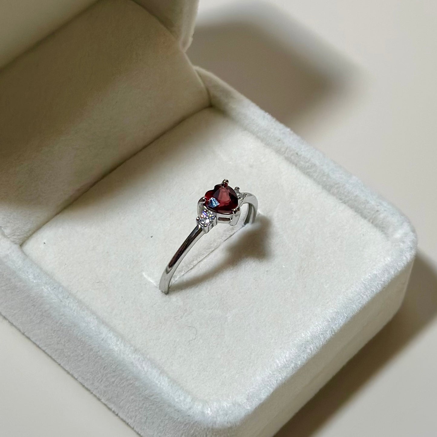 Red Garnet 925Sliver Ring