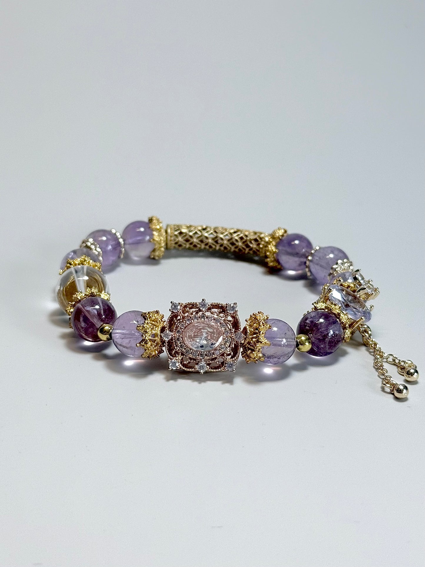 Amethyst & Clear Quartz