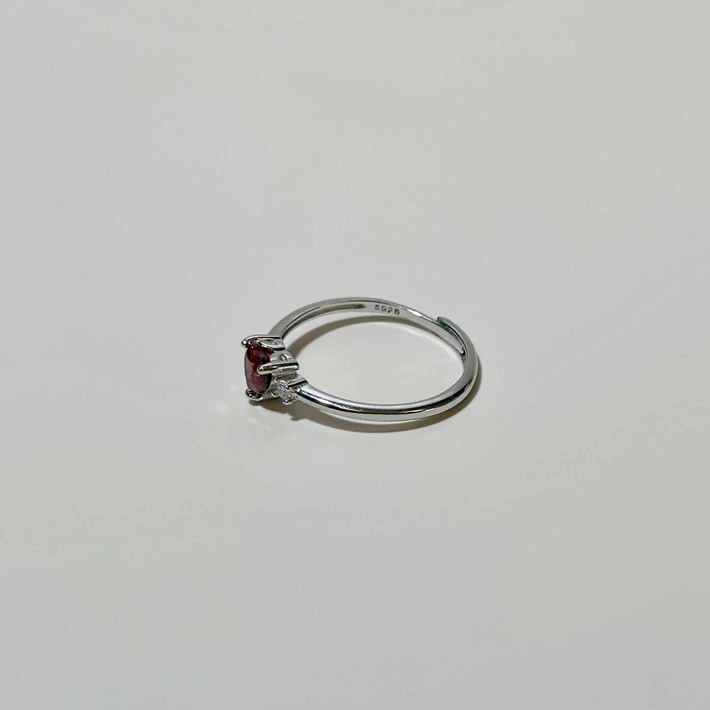 Red Garnet 925Sliver Ring