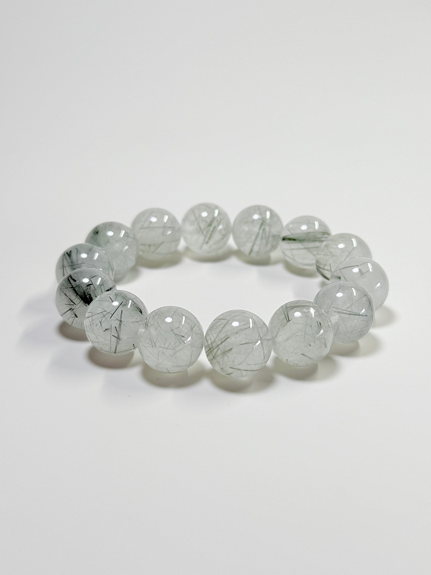 Green Rutilated Quartz -14mm