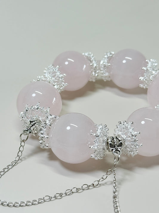 Pink Rose Quartz -23mm