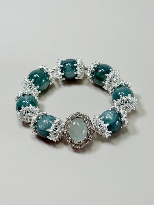 Green-Blue Kyanite Sliver Style -15mm