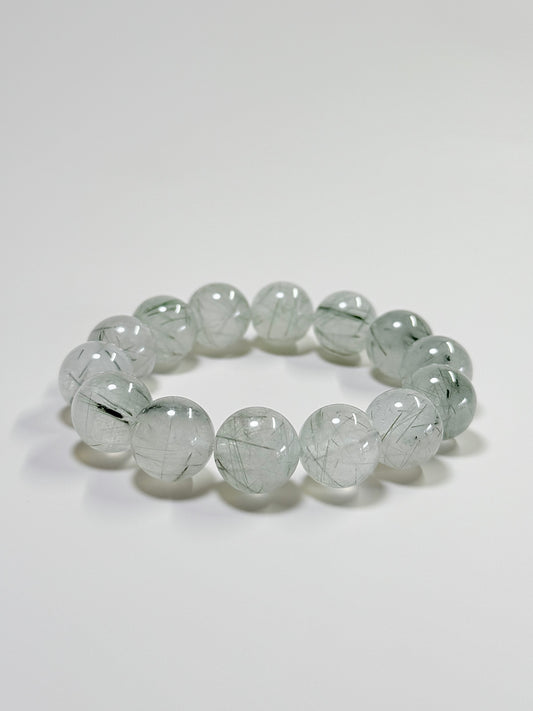Green Rutilated Quartz -14mm