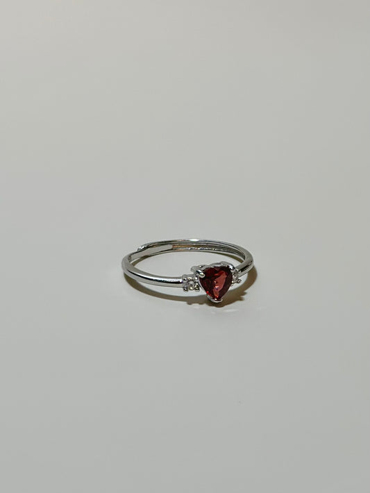 Red Garnet 925Sliver Ring