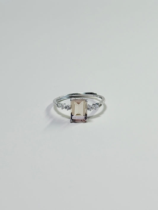Ametrine 925Sliver Adjustable Size Ring