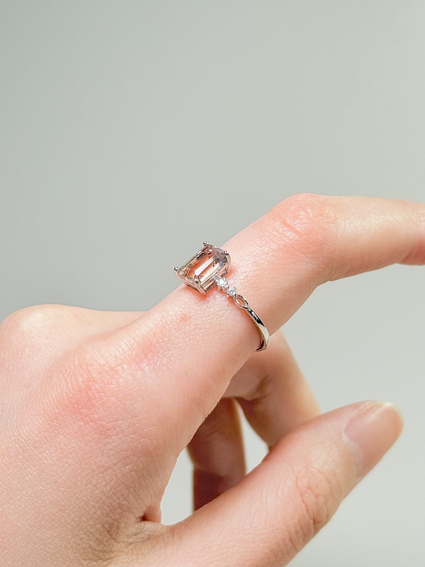 Ametrine 925Sliver Adjustable Size Ring