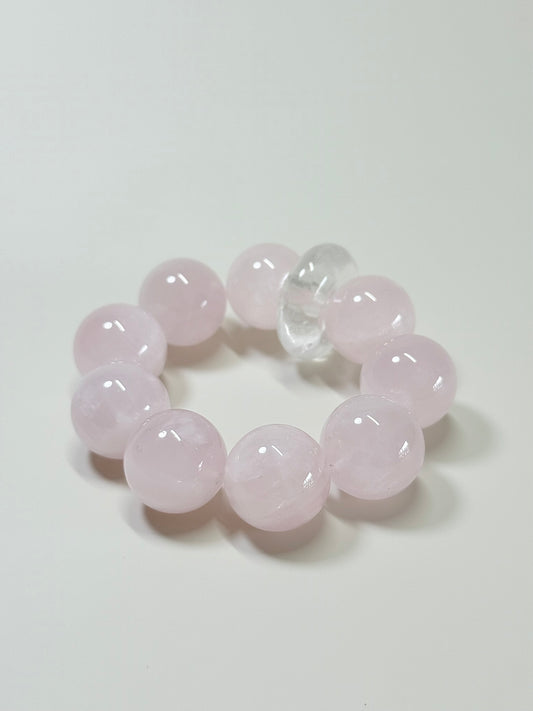 RARE Pink Rose Quartz -23mm
