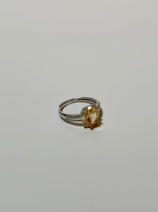 Citrine 925Sliver Ring