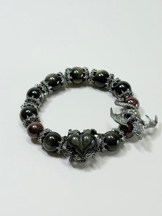 Golden Obsidian Dragon