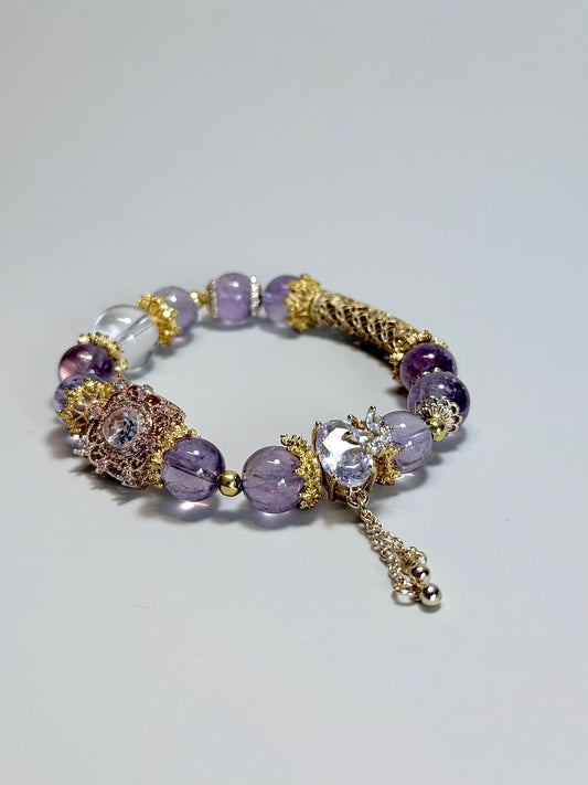 Amethyst & Clear Quartz
